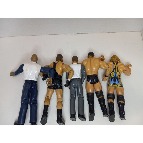 WWE Lot of 5 Action Figures 2003 2004 Gordy Long Axle Gallows Wippleman Wrestle - Picture 8 of 10